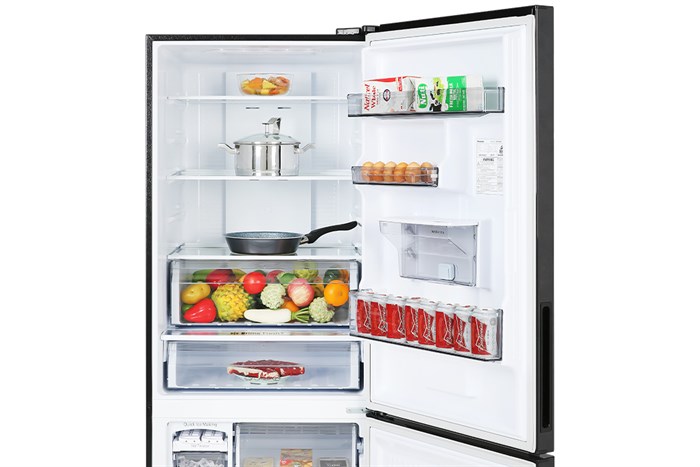 Tủ lạnh Panasonic Inverter 410 lít NR-BX460WKVN Màu Đen