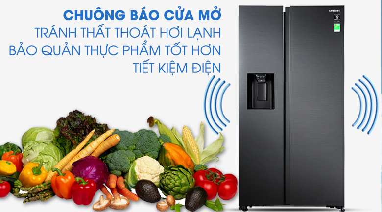 Tủ lạnh Samsung Inverter 635 lít Side By Side RS64R5301B4/SV - 17