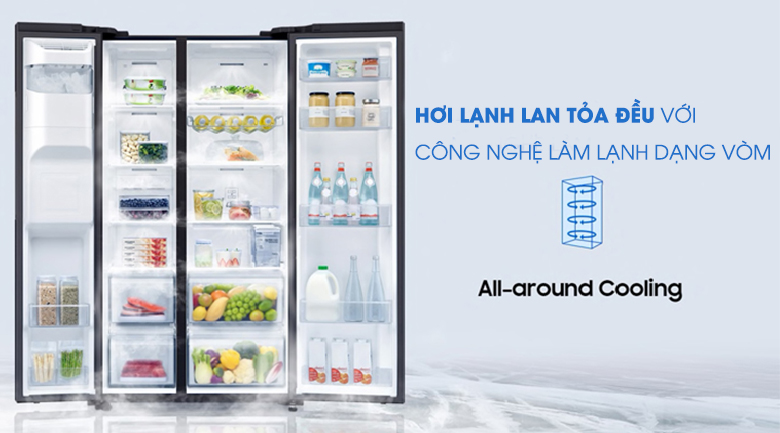 Tủ lạnh Samsung Inverter 635 lít Side By Side RS64R5301B4/SV - 12