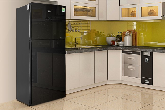 Tủ lạnh Beko Inverter 340 lít RDNT371E50VZGB Màu Đen