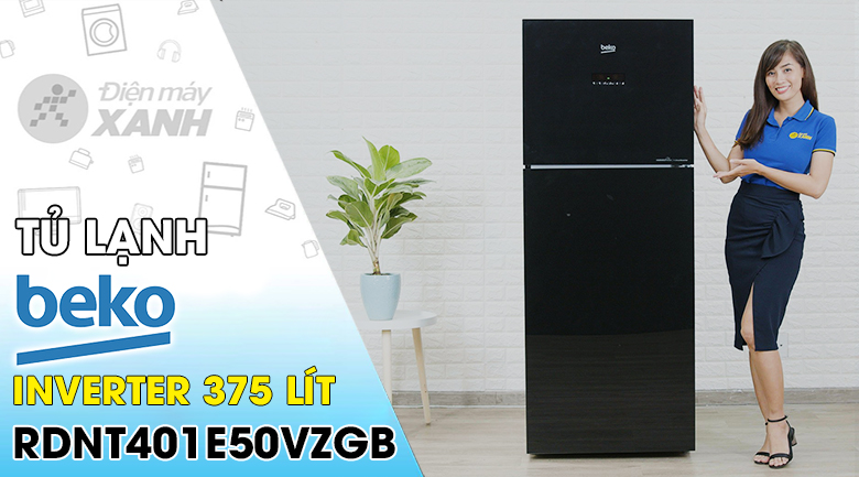 Tủ lạnh Beko Inverter 375 lít RDNT401E50VZGB
