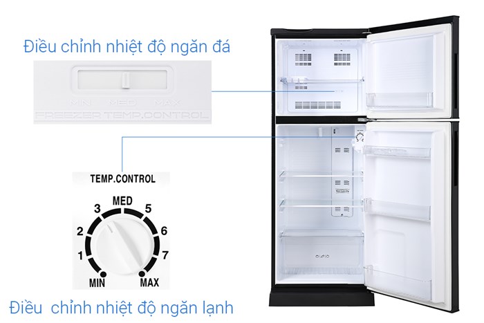 Tủ lạnh Aqua Inverter 186 lít AQR-T219FA(PB)