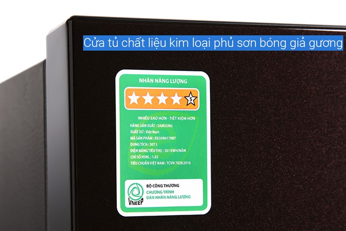 Tủ lạnh Samsung Inverter 307 lít RB30N4170BY/SV Màu Nâu