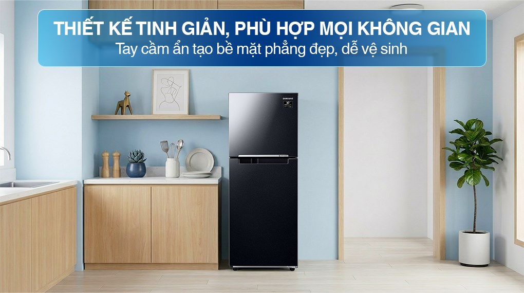 Tủ lạnh Samsung Inverter 208 lít RT20HAR8DBU/SV