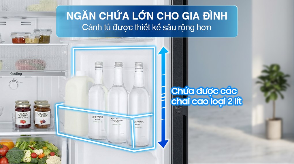 Tủ lạnh Samsung Inverter 236 lít RT22M4032BU/SV