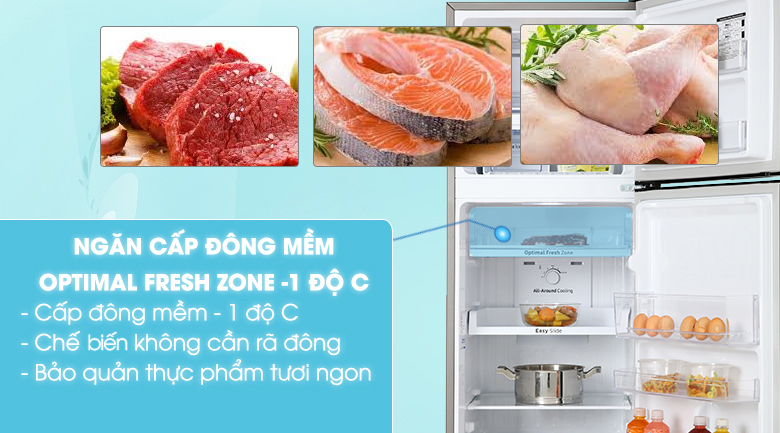 Tủ lạnh chăn ga gối Optimal Fresh Zone