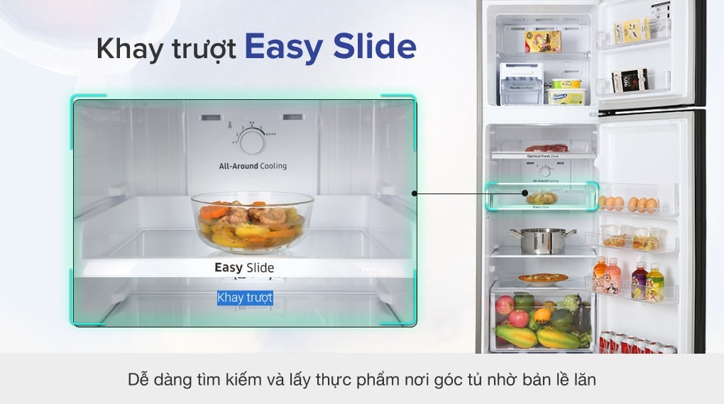 Tủ lạnh Samsung Inverter 256 lít RT25M4032BY/SV