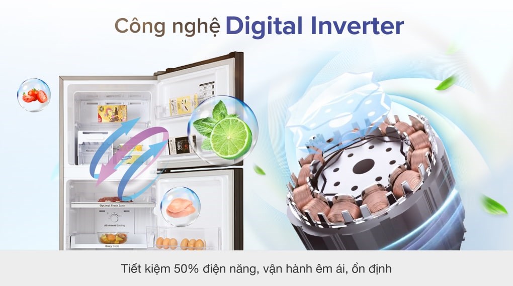 Tủ lạnh Samsung Inverter 256 lít RT25M4032BY/SV