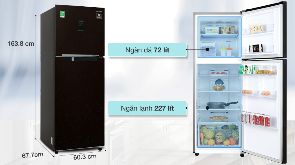 Tủ lạnh Samsung Inverter 299 lít RT29K5532BY/SV