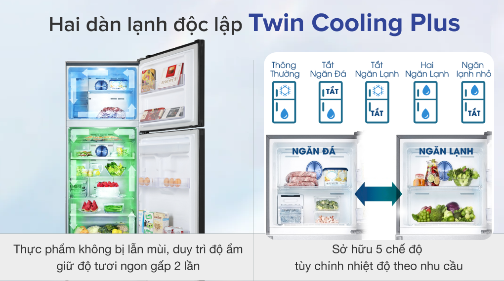 Tủ lạnh Samsung Inverter 319 lít RT32K5932BU/SV