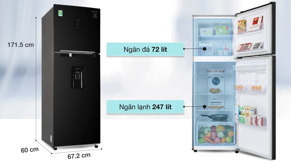 Tủ lạnh Samsung Inverter 319 lít RT32K5932BU/SV - 13