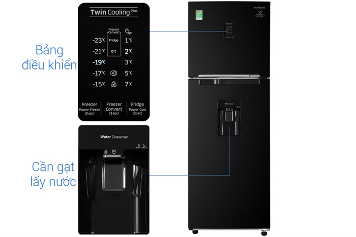 Tủ lạnh Samsung Inverter 319 lít RT32K5932BU/SV Màu Đen