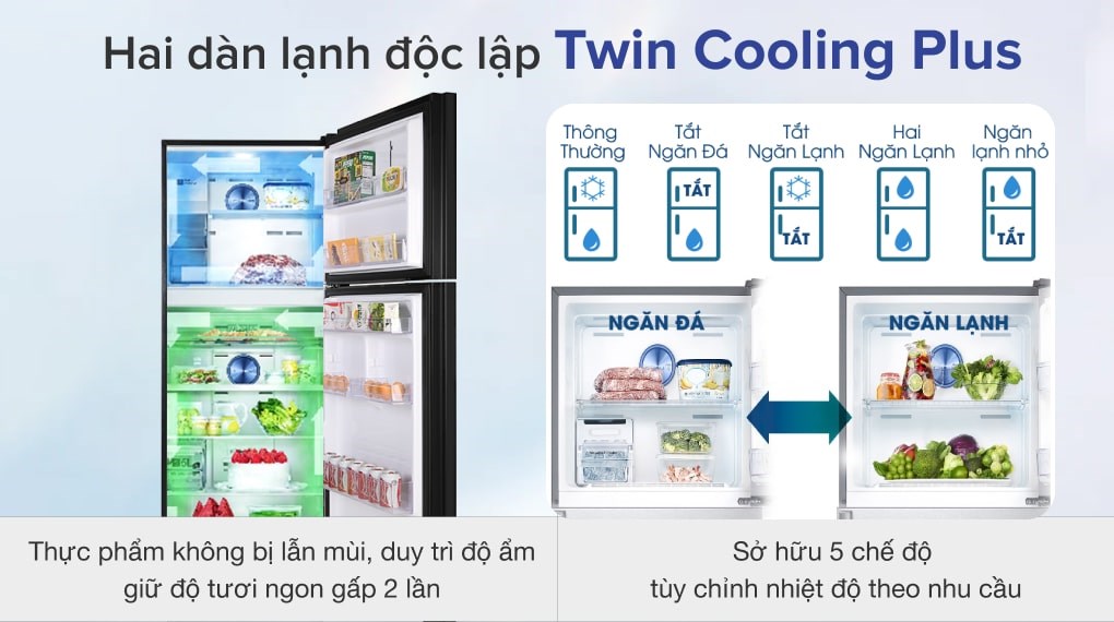 Tủ lạnh Samsung Inverter 380 lít RT38K50822C/SV