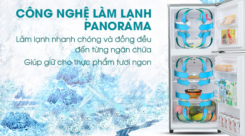 Tủ lạnh Panasonic Inverter 167 lít NR-BA189PPVN