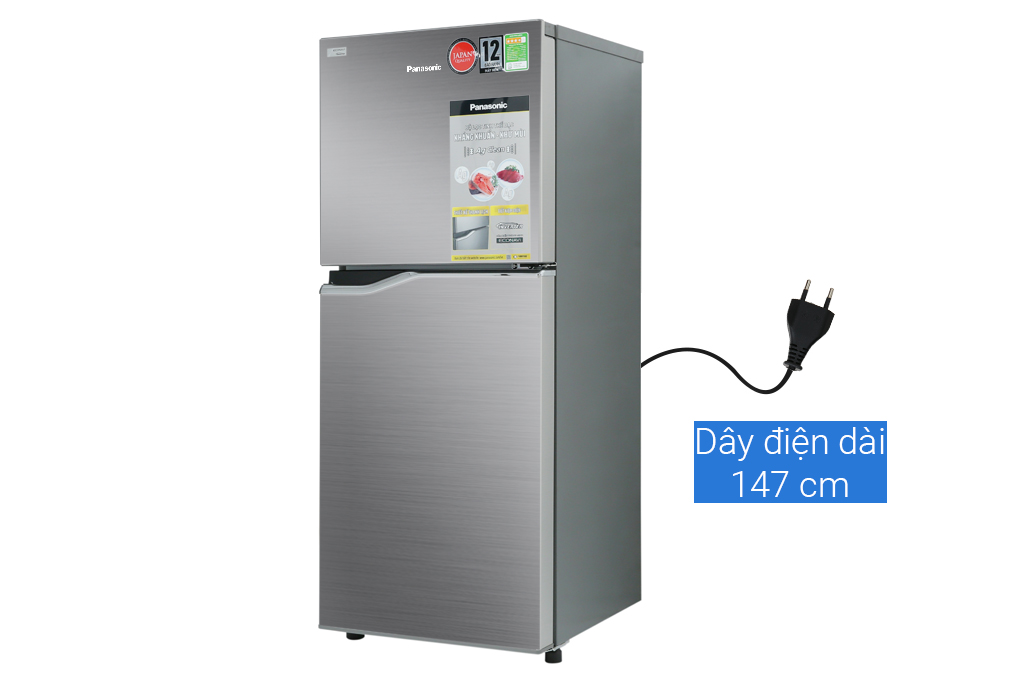 Tủ lạnh Panasonic Inverter 167 lít NR-BA189PPVN Màu Bạc