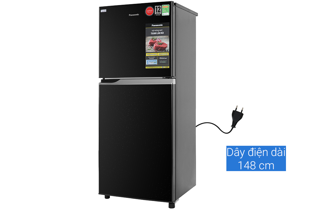 Tủ lạnh Panasonic Inverter 234 lít NR-BL263PKVN Màu Đen