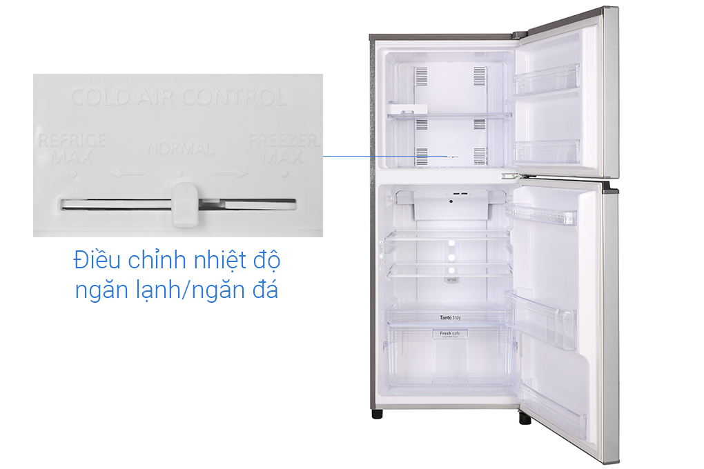 Tủ lạnh Panasonic Inverter 234 lít NR-BL26AVPVN Màu Bạc