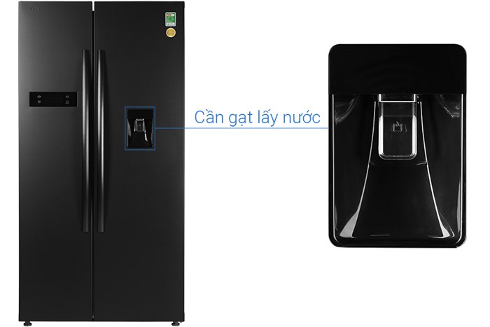 Tủ lạnh Toshiba Inverter 513 lít Side By Side GR-RS682WE-PMV(06)-MG Màu Xám