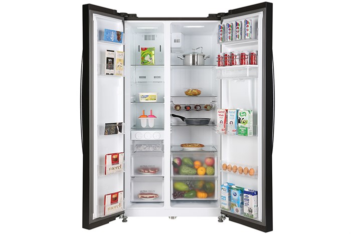 Tủ lạnh Toshiba Inverter 513 lít Side By Side GR-RS682WE-PMV(06)-MG Màu Xám