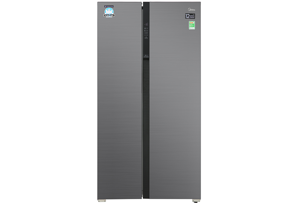 Tủ lạnh Midea Inverter 605 lít Side By Side MD-RS832WEPMV(28) Màu Đen
