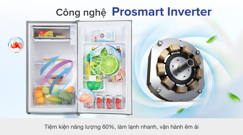 Tủ lạnh Beko 93 lít RS9051P - 4