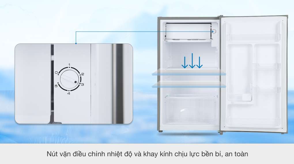 Tủ lạnh Beko 93 lít RS9051P