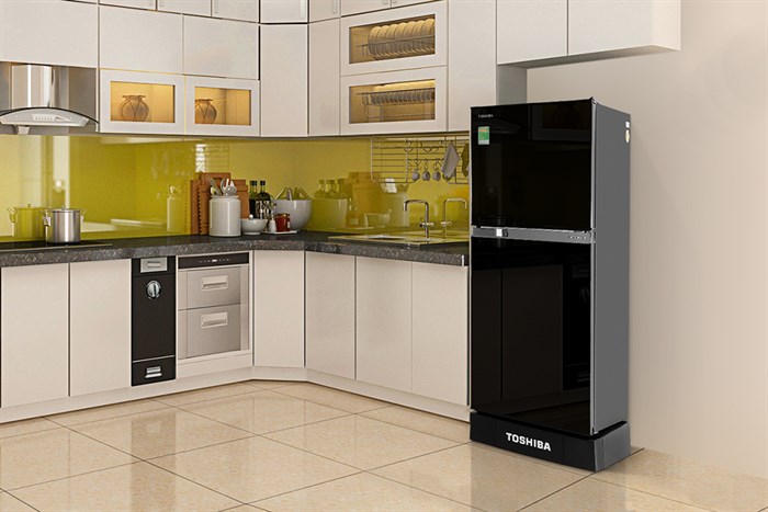 Tủ lạnh Toshiba Inverter 194 lít GR-A25VM(UKG1) Màu Đen