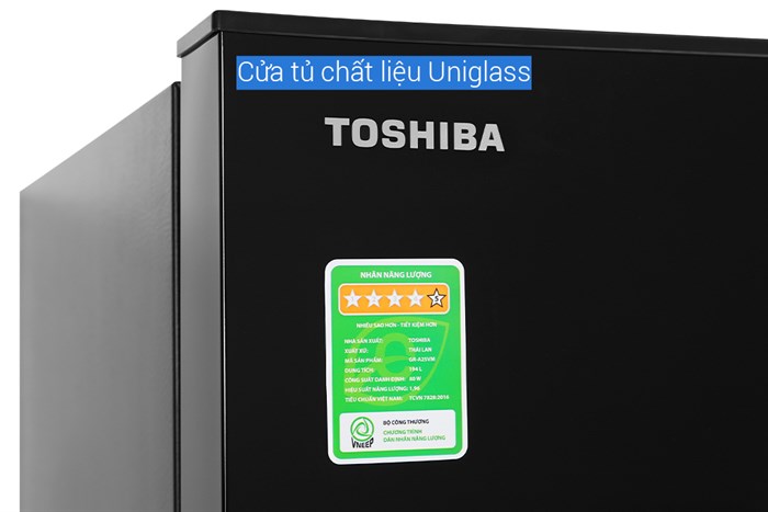 Tủ lạnh Toshiba Inverter 194 lít GR-A25VM(UKG1) Màu Đen