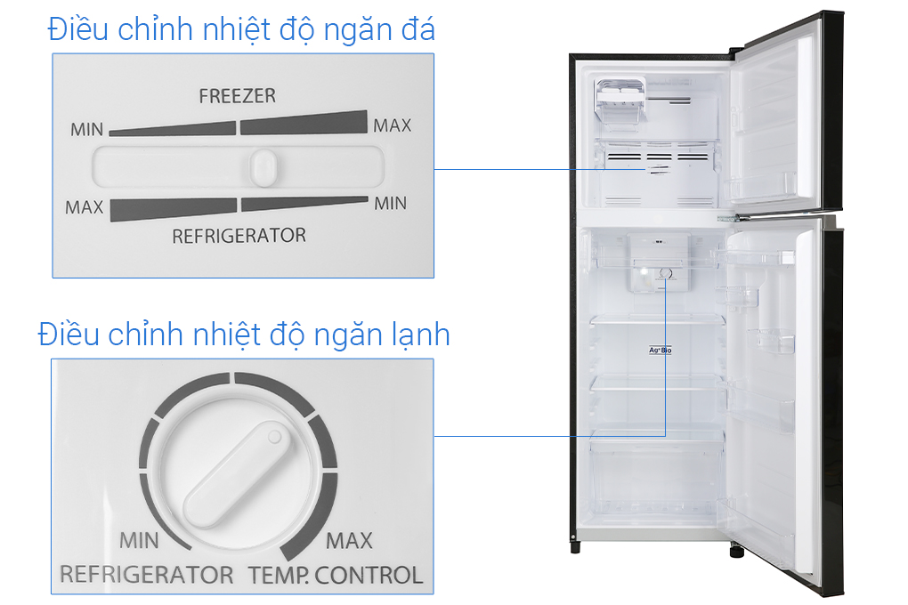 Dung tích ngăn lạnh 172 lít