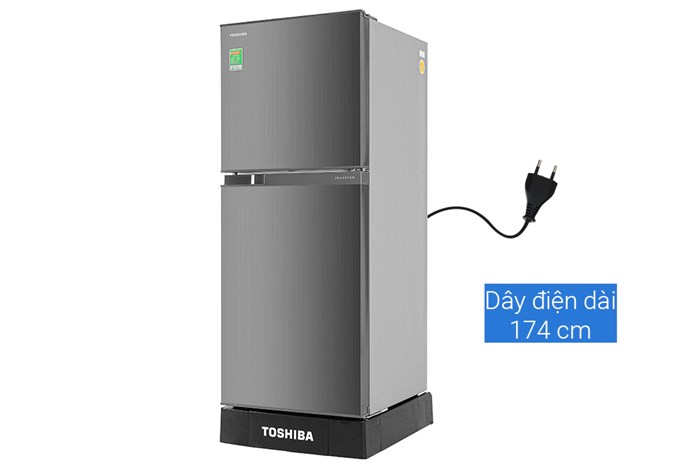 Tủ lạnh Toshiba Inverter 194 lít GR-A25VS(DS1) Màu Bạc