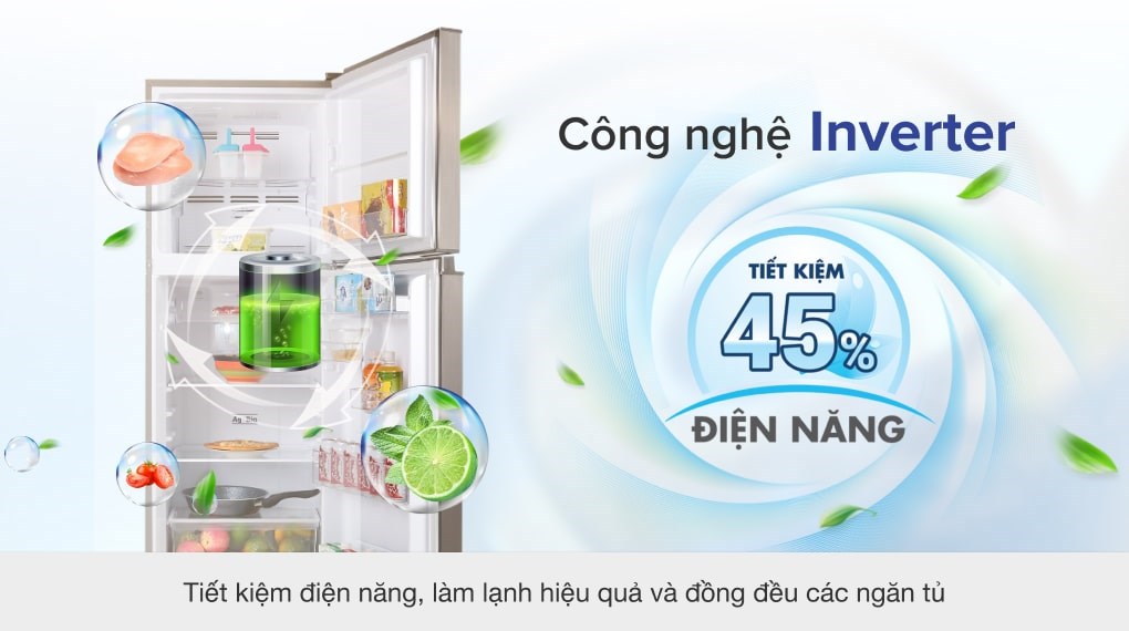 Tủ lạnh Toshiba Inverter 233 lít GR-A28VS(DS1)