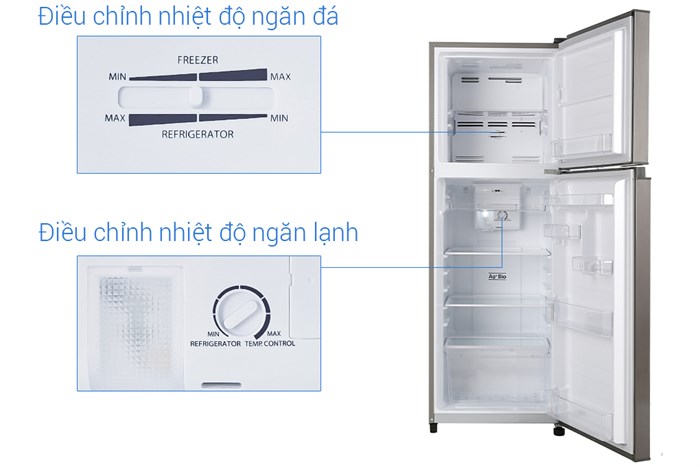 Tủ lạnh Toshiba Inverter 233 lít GR-A28VS(DS1) Màu Bạc