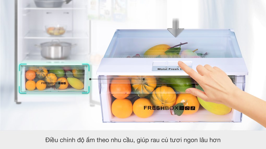 Tủ lạnh Aqua Inverter 347 lít AQR-T389FA(WGB)