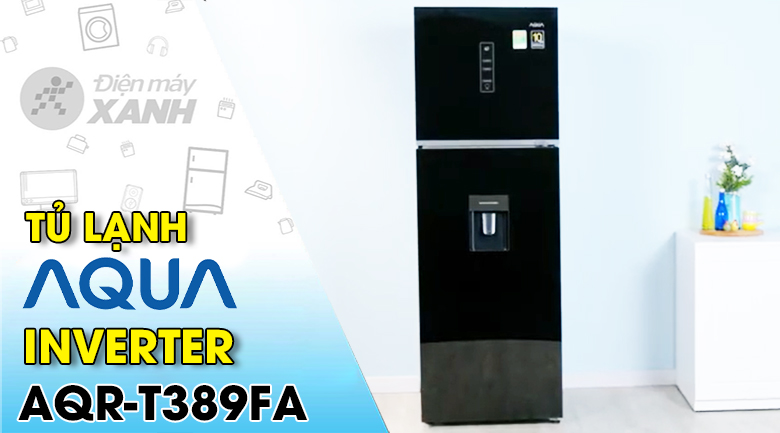 Tủ lạnh Aqua Inverter 347 lít AQR-T389FA(WGB)