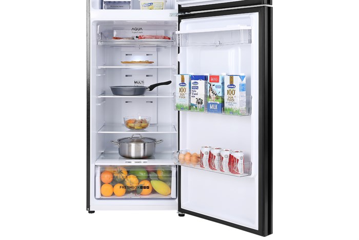 Tủ lạnh Aqua Inverter 347 lít AQR-T389FA(WGB) Màu Đen
