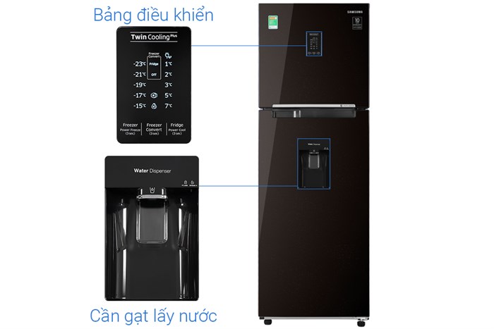 Tủ lạnh Samsung Inverter 319 lít RT32K5932BY/SV Màu Nâu