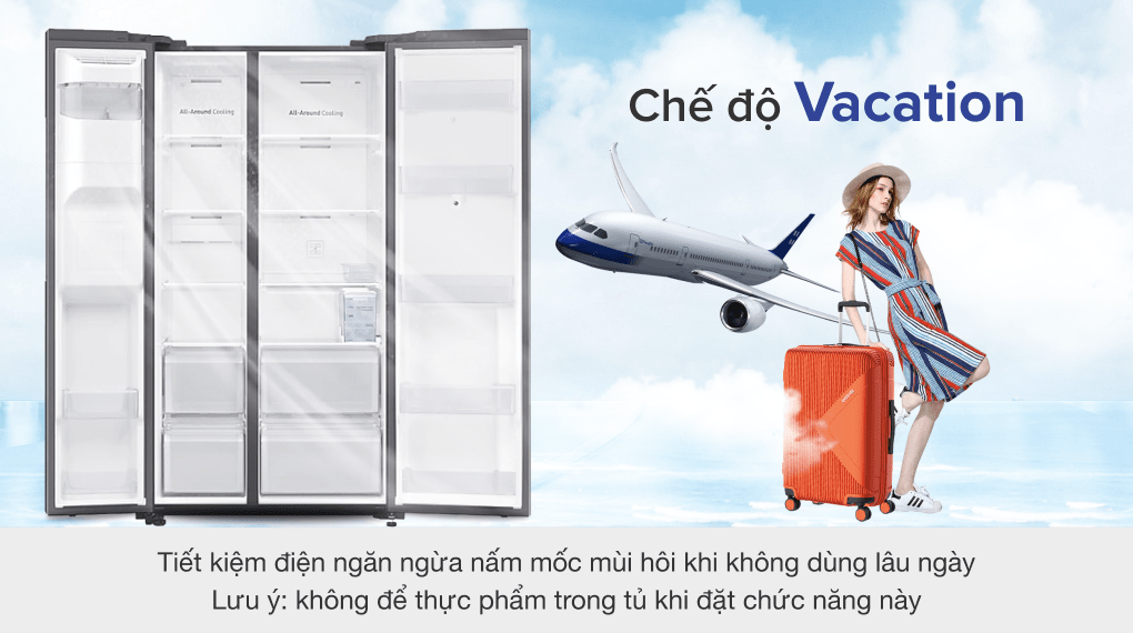 Tủ lạnh Samsung Inverter 616 lít Side By Side Family Hub RS64T5F01B4/SV - 7