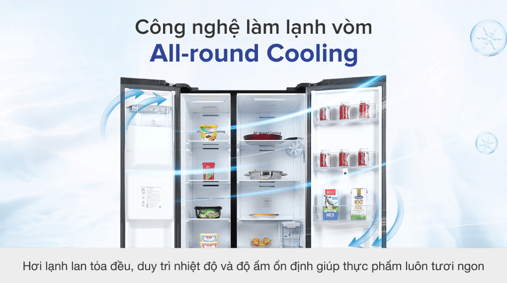 Tủ lạnh Samsung Inverter 616 lít Side By Side Family Hub RS64T5F01B4/SV - 12