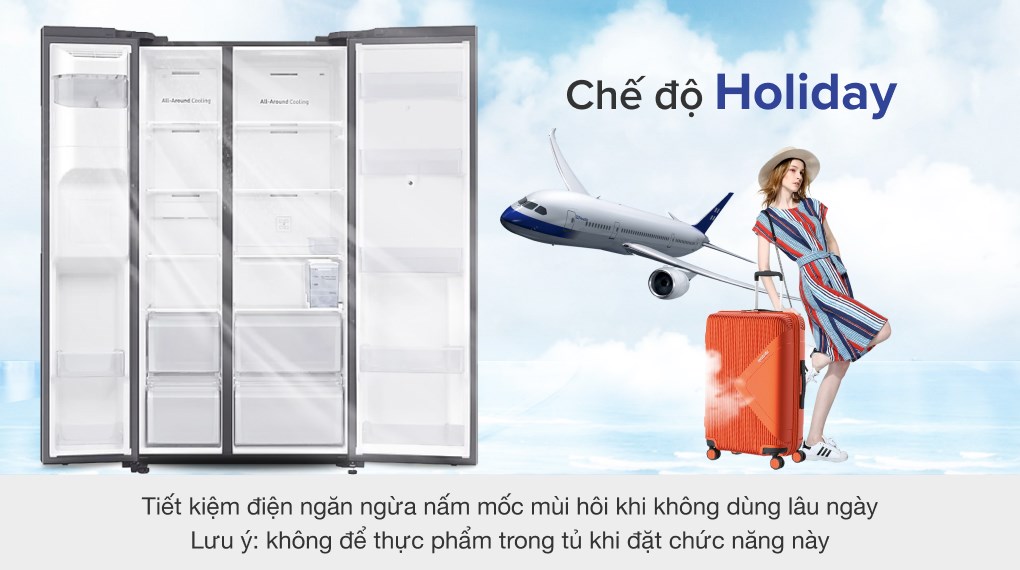 Tủ lạnh Samsung Inverter 616 lít Side By Side Family Hub RS64T5F01B4/SV - 31