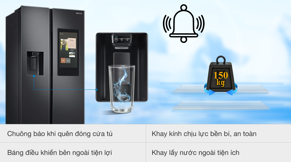 Tủ lạnh Samsung Inverter 616 lít Side By Side Family Hub RS64T5F01B4/SV - 29