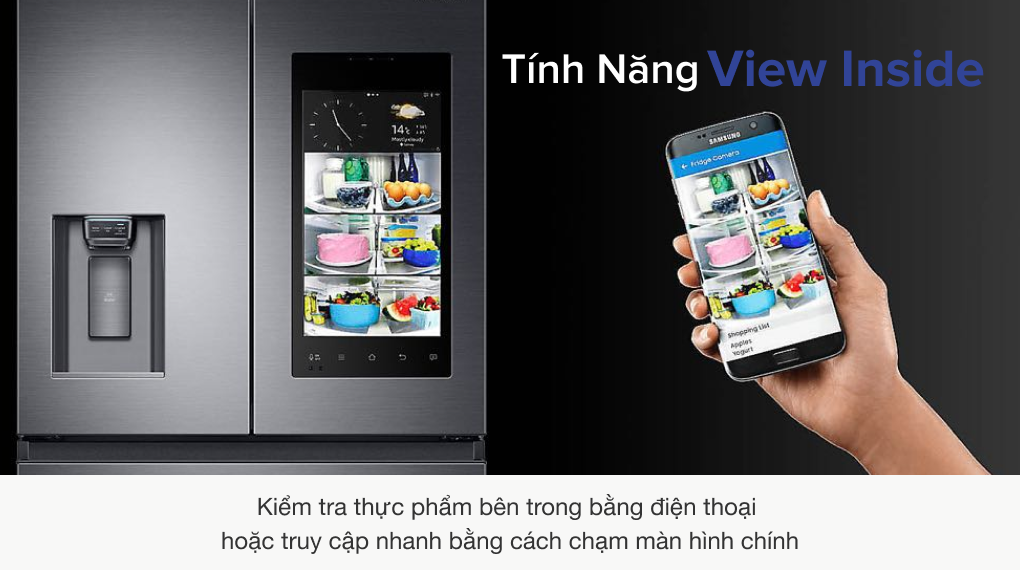 Tủ lạnh Samsung Inverter 616 lít Side By Side Family Hub RS64T5F01B4/SV - 17