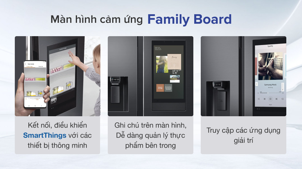 Tủ lạnh Samsung Inverter 616 lít Side By Side Family Hub RS64T5F01B4/SV - 16