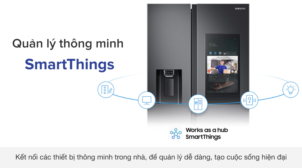 Tủ lạnh Samsung Inverter 616 lít Side By Side Family Hub RS64T5F01B4/SV - 18