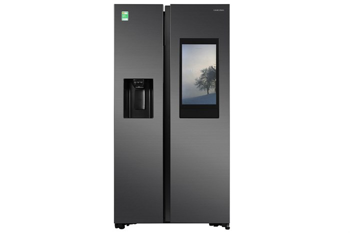 Tủ lạnh Samsung Inverter 616 lít Side By Side Family Hub RS64T5F01B4/SV Màu Đen