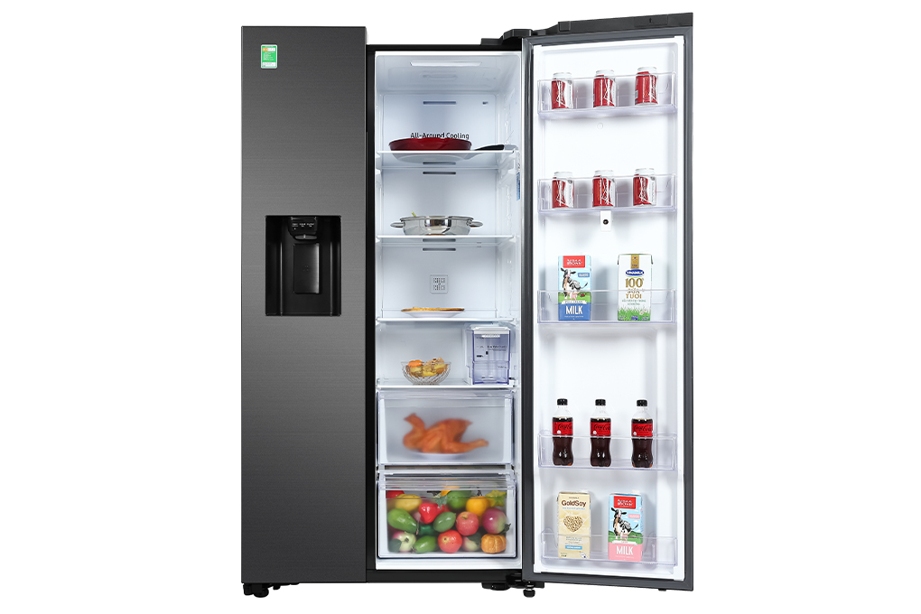 Siêu thị tủ lạnh Family Hub Samsung Inverter 616 lít RS64T5F01B4/SV