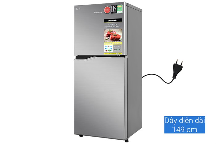 Tủ lạnh Panasonic Inverter 170 lít NR-BA190PPVN Màu Xám