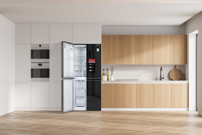 Tủ lạnh Sharp Inverter 401 lít Multi Door SJ-FXP480VG-BK Màu Đen