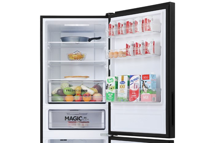 Tủ lạnh Aqua Inverter 292 lít AQR-B348MA(FB) Màu Đen