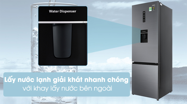 Tủ lạnh Aqua Inverter 320 lít AQR-B399MA(WHB) - 22