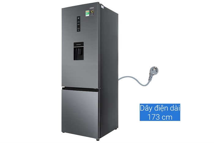 Tủ lạnh Aqua Inverter 320 lít AQR-B399MA(WHB) Màu Xám đậm